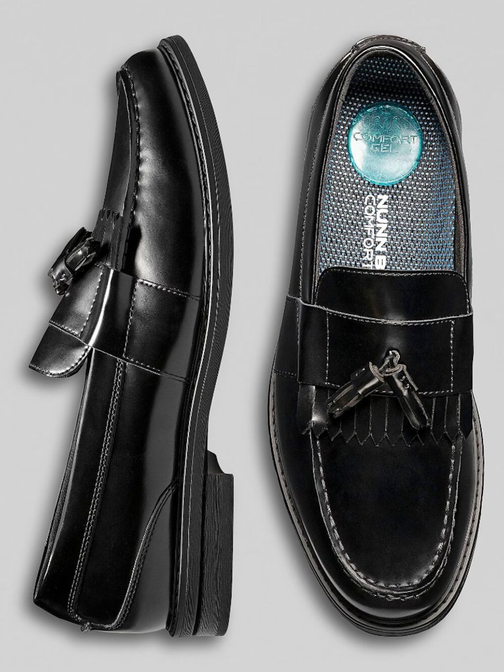 NEW Nunn Bush Keaton Leather Moc Toe Tassel Slip-On Shoes 10W